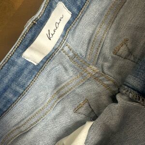 KanCan Blue Skinny Jeans with Vintage Distressing